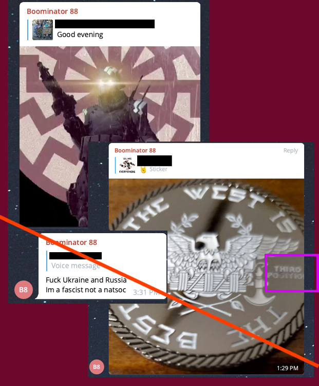 As Boominator 88 Duane Rife posts neo-Nazi symbols and imagery.