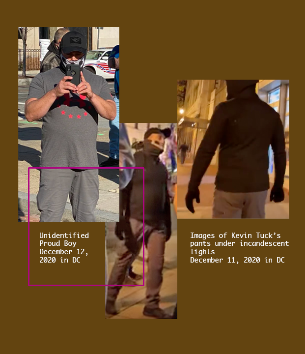 Images of Kevin Tuck’s pants under incandescent lightsDecember 11, 2020 in DC